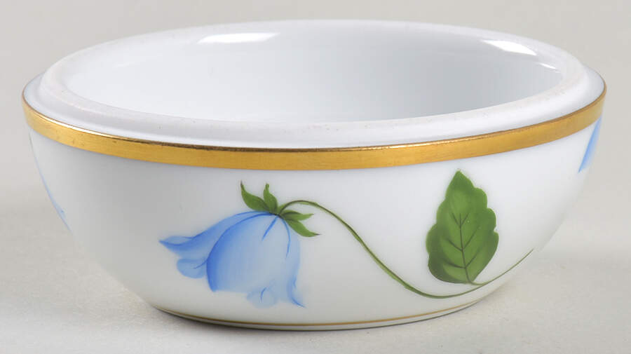Campanulle Small Round Bon Bon No Lid by Herend-1