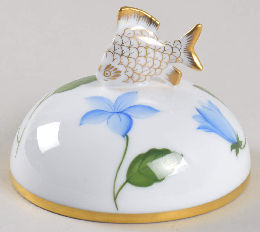 Campanulle Lid for Small Round Bon Bon by Herend-1