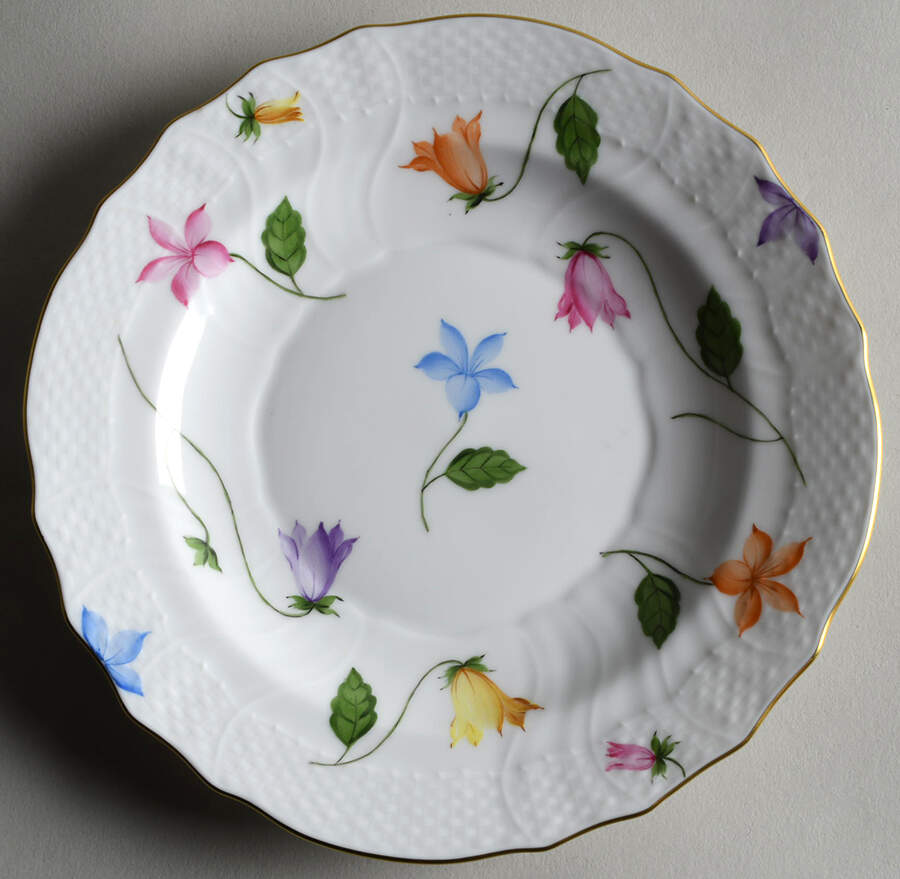 Campanulle Salad Plate by Herend-1