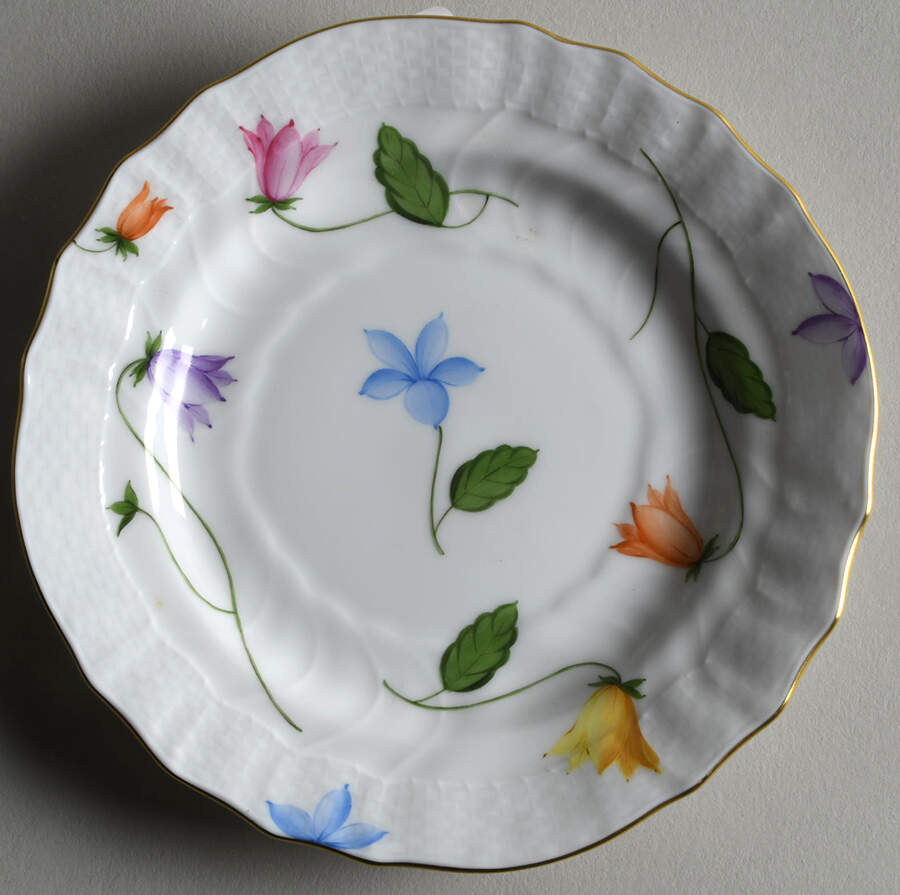 Campanulle Bread & Butter Plate by Herend-1