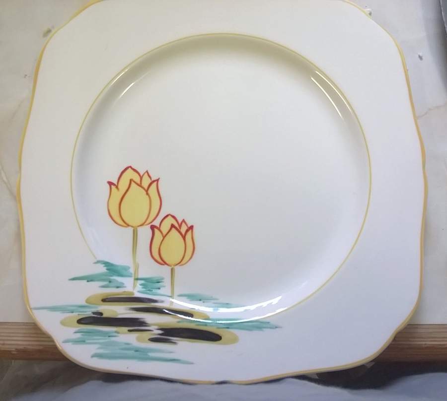 HKI18 Square Dinner Plate by Hollinshead & Kirkham-1