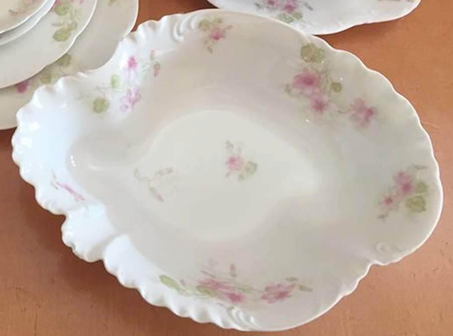 Schleiger 227-8 10" Oval Vegetable Bowl by Haviland-1