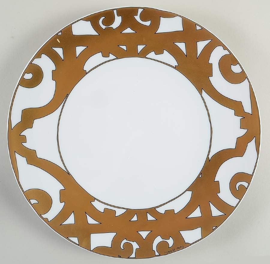 Balcon du Guadalquivir Gold Service Plate (Charger) by Hermes-1