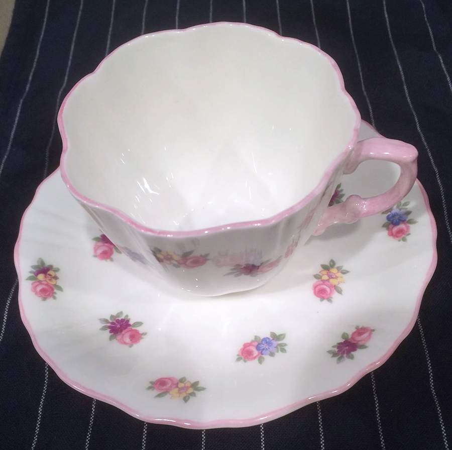 6430 Flat Cup & Saucer Set by Hammersley-1