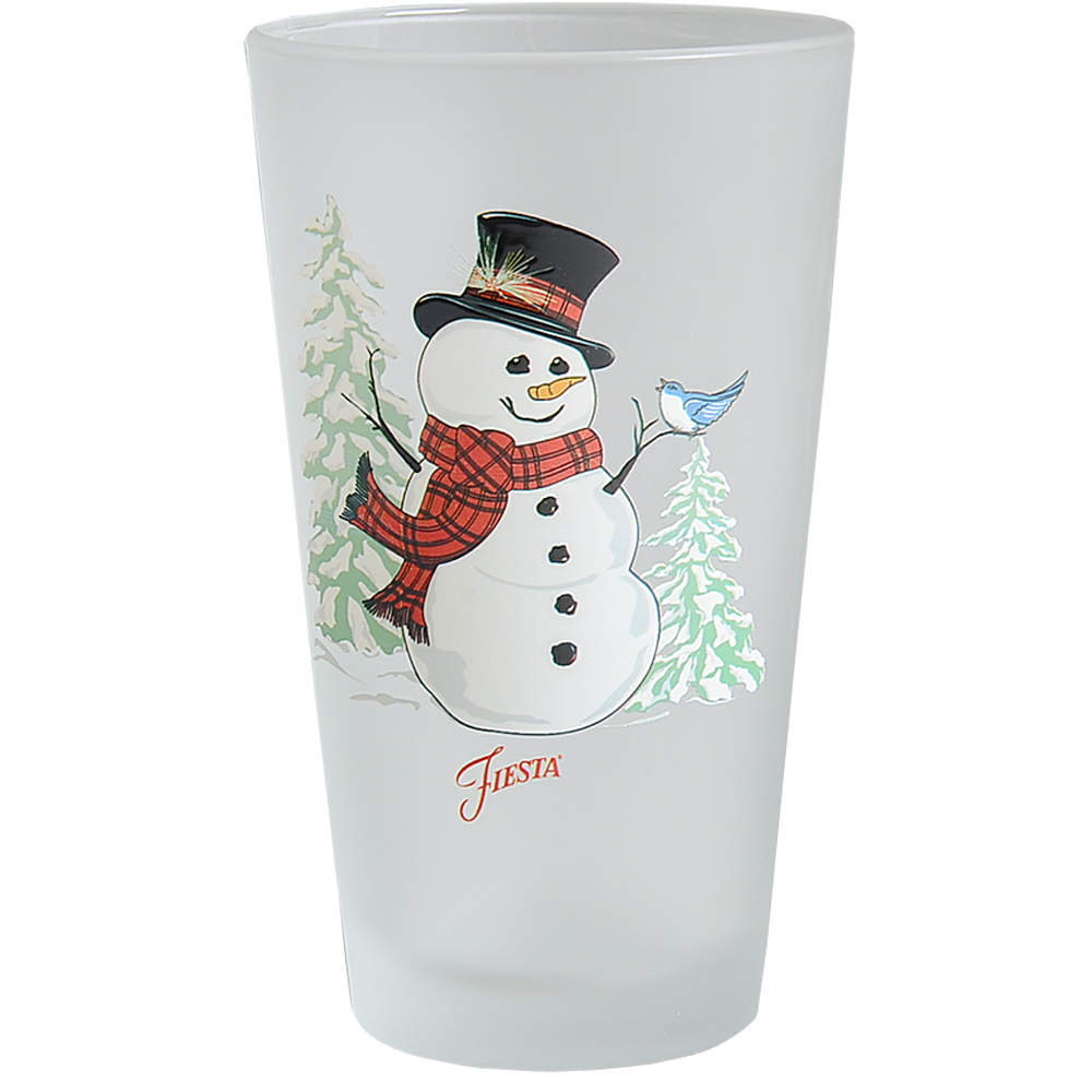 Fiesta Snowman 16 Oz Glassware Cooler by Homer Laughlin -1