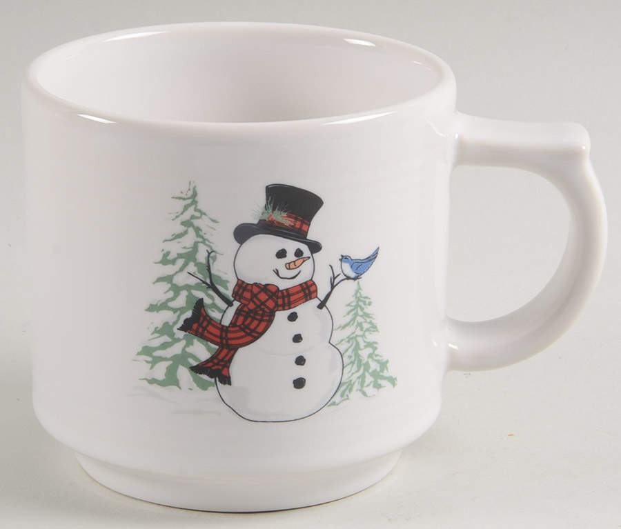 Fiesta Snowman Stackable Mug by Homer Laughlin -1