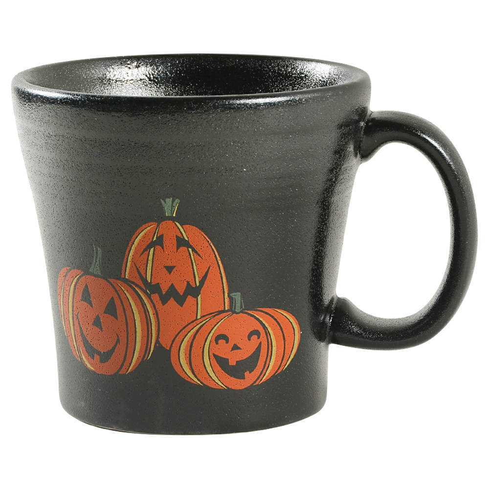 Fiesta Trio of Happy Pumpkins Tapered Mug by Homer Laughlin -1