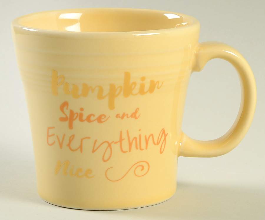 Fiesta Pumpkin Spice Tapered Mug by Homer Laughlin -1