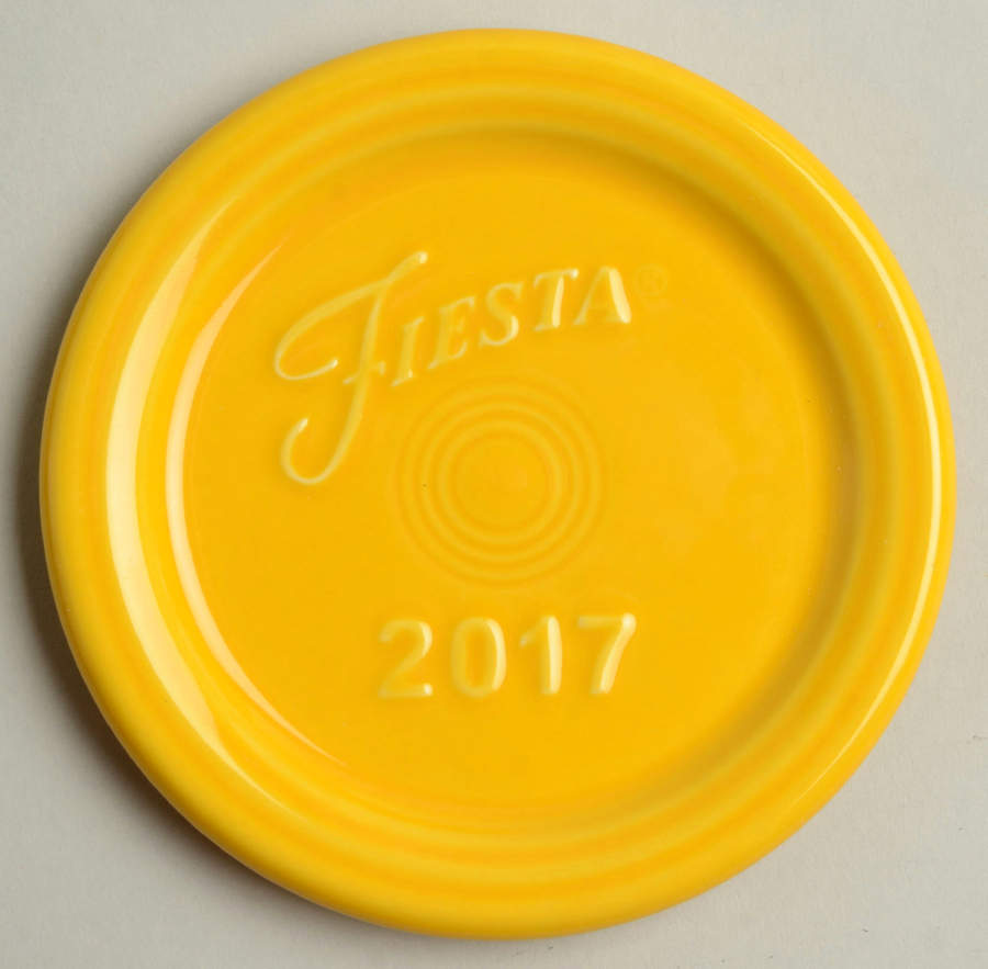 Fiesta Daffodil (Intro 2017) 2017 Fiesta Color Sample by Homer Laughlin -1