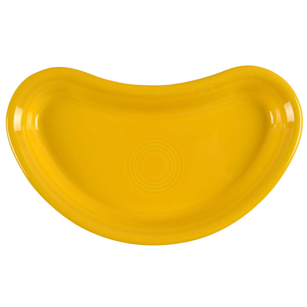 Fiesta Daffodil (Intro 2017) Bistro Crescent Salad Plate by Homer Laughlin -1