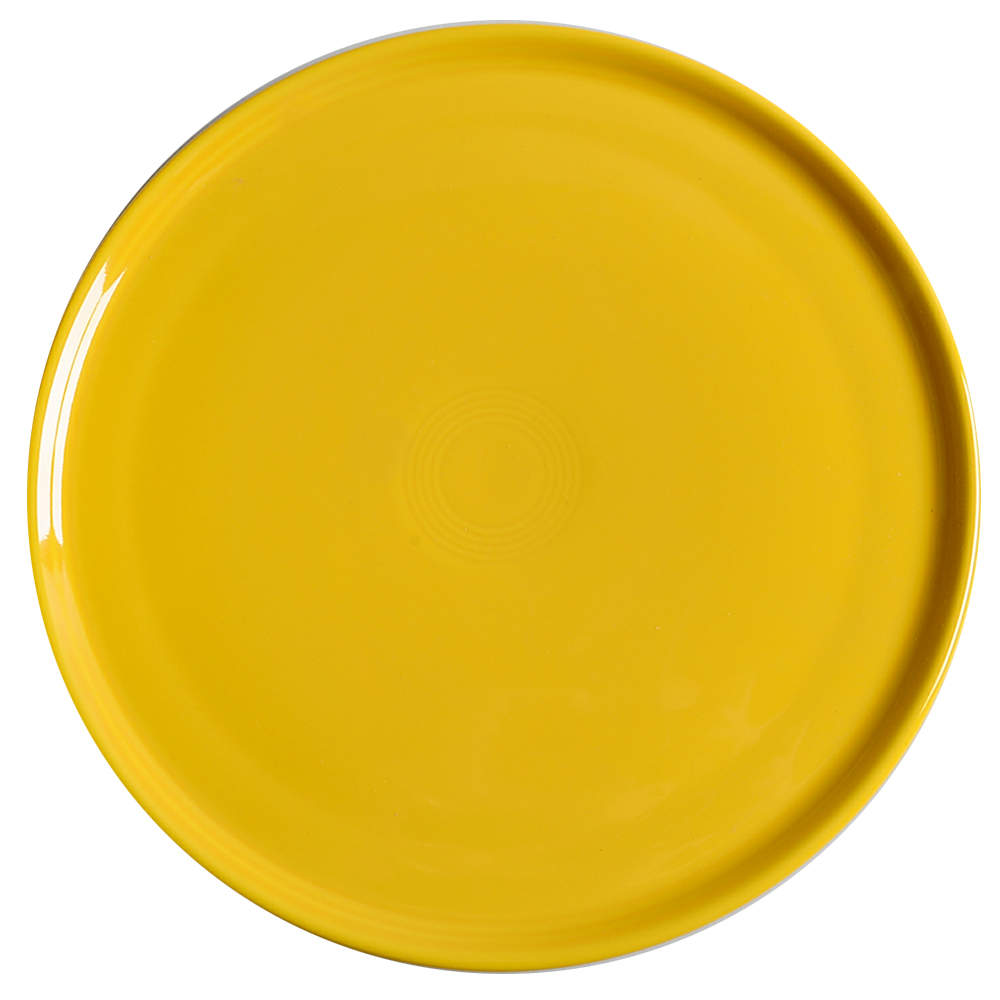 Fiesta Daffodil (Intro 2017) Round Baking Serving Platter by Homer Laughlin -1