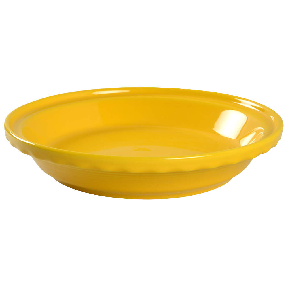 Fiesta Daffodil (Intro 2017) 10" Pie Baking Plate by Homer Laughlin -1