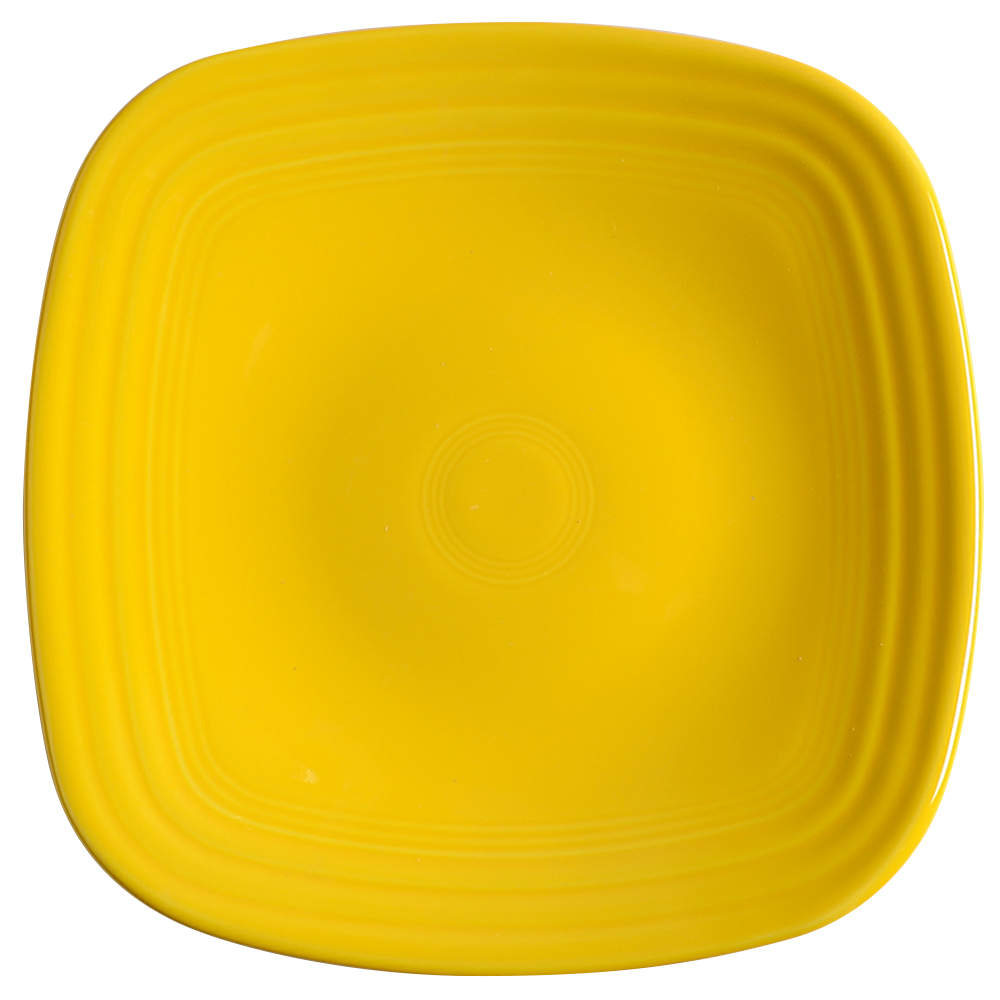Fiesta Daffodil (Intro 2017) Square Luncheon Plate by Homer Laughlin -1