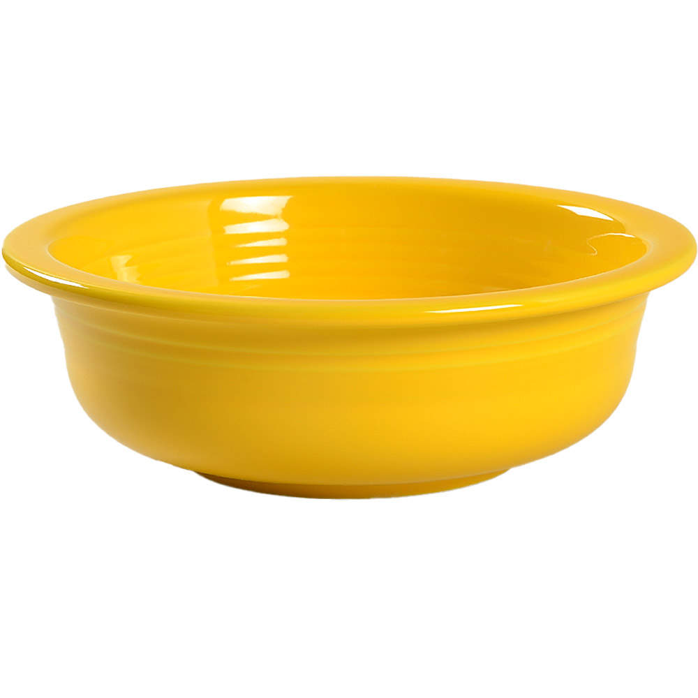 Fiesta Daffodil (Intro 2017) 8" Round Vegetable Bowl by Homer Laughlin -1
