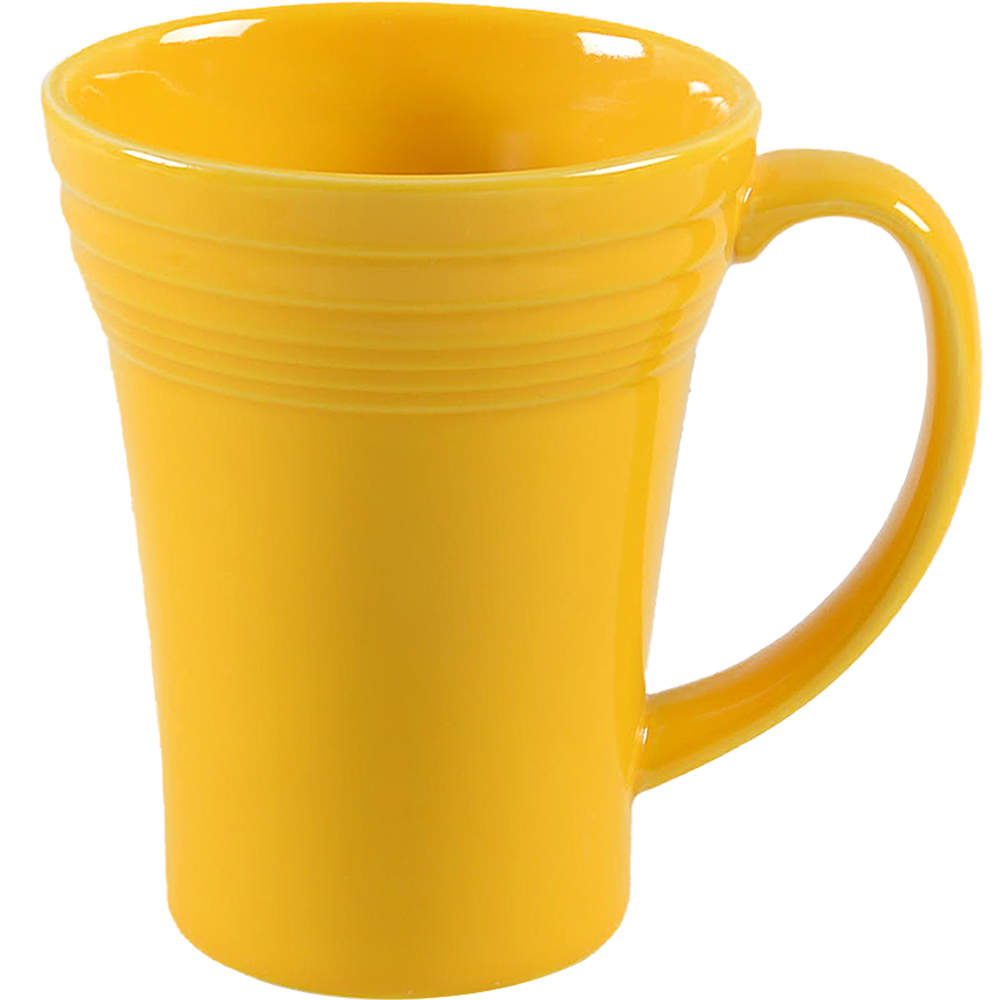 Fiesta Daffodil (Intro 2017) 16 Oz Bistro Latte Mug by Homer Laughlin -1