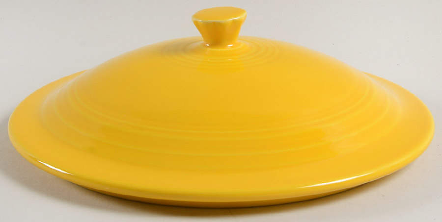 Fiesta Daffodil (Intro 2017) Lid for Tortilla Warmer by Homer Laughlin -1