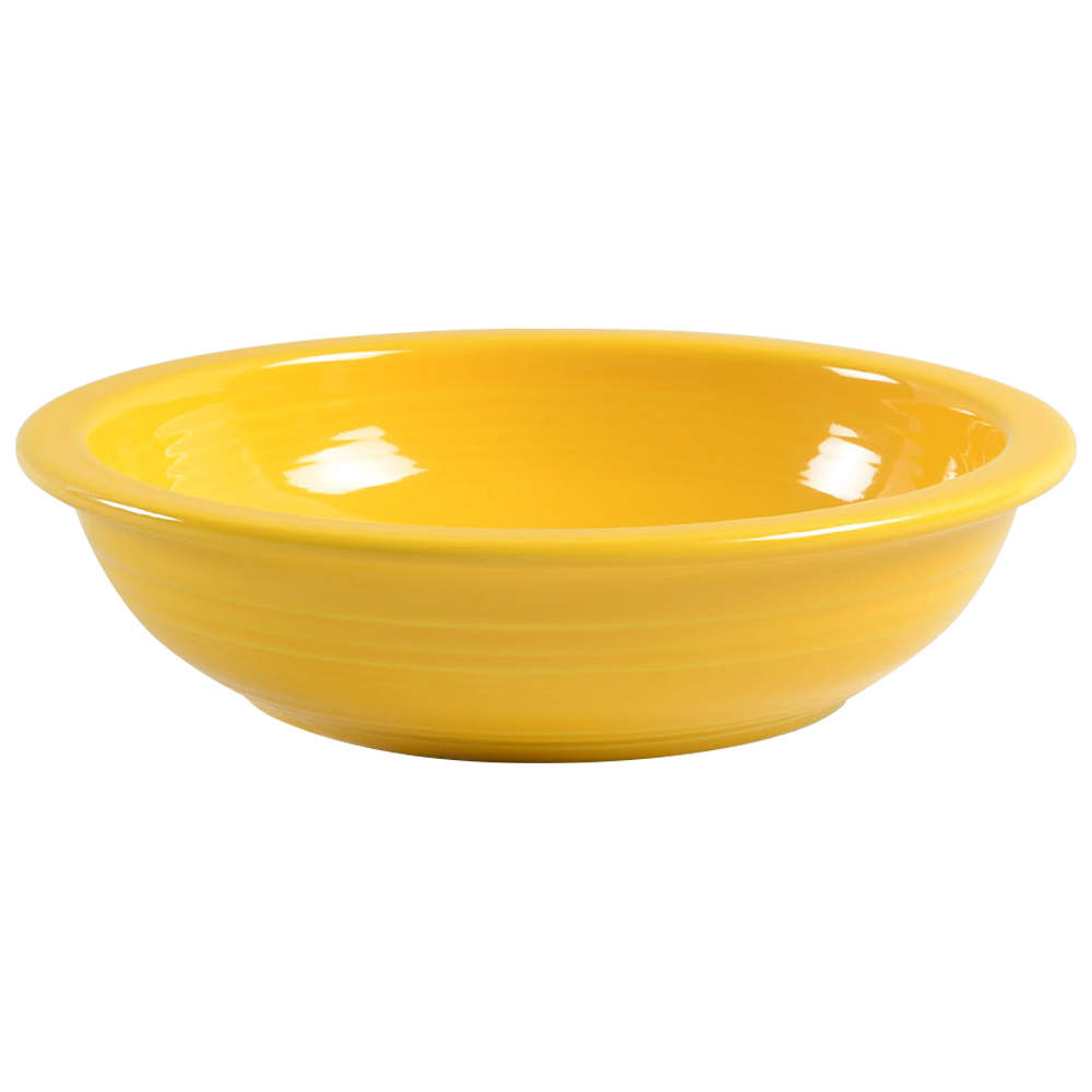 Fiesta Daffodil (Intro 2017) 8" Individual Pasta Bowl by Homer Laughlin -1