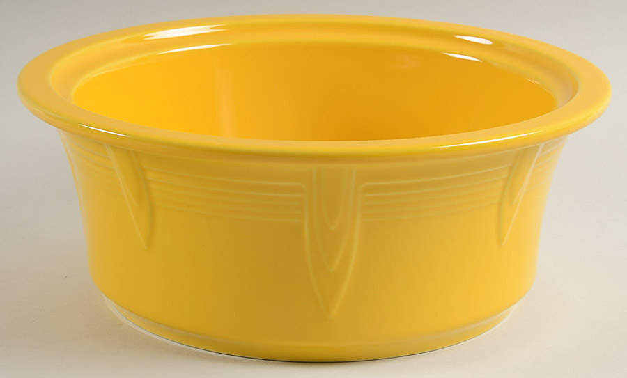 Fiesta Daffodil (Intro 2017) 2.5 Qt Round Covered Casserole No Lid by Homer Laughlin -1