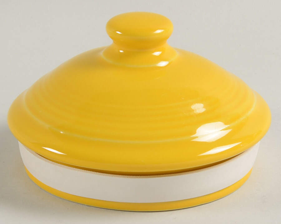 Fiesta Daffodil (Intro 2017) Lid for Small Canister by Homer Laughlin -1