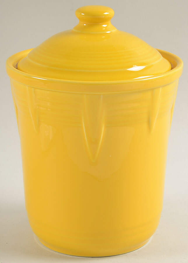 Fiesta Daffodil (Intro 2017) Small Canister & Lid by Homer Laughlin -1