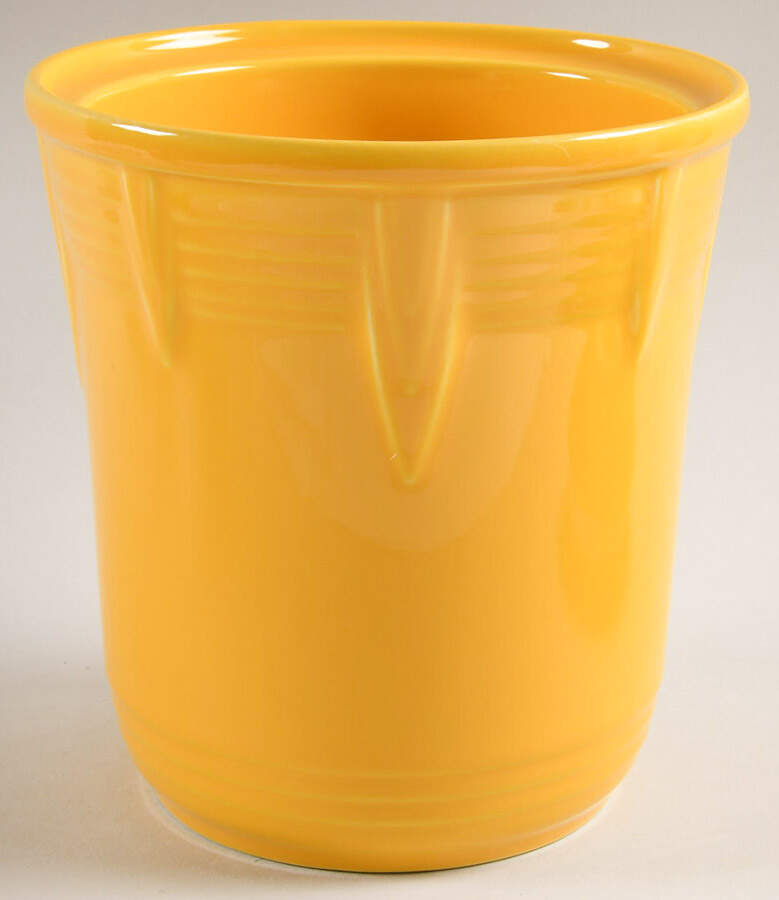 Fiesta Daffodil (Intro 2017) Medium Canister No Lid by Homer Laughlin -1