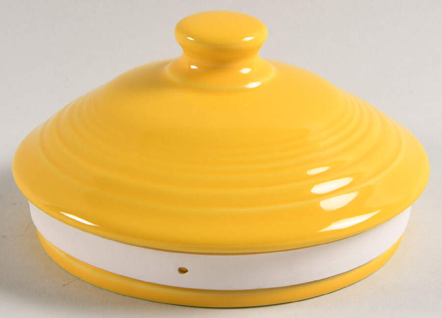 Fiesta Daffodil (Intro 2017) Lid for Medium Canister by Homer Laughlin -1