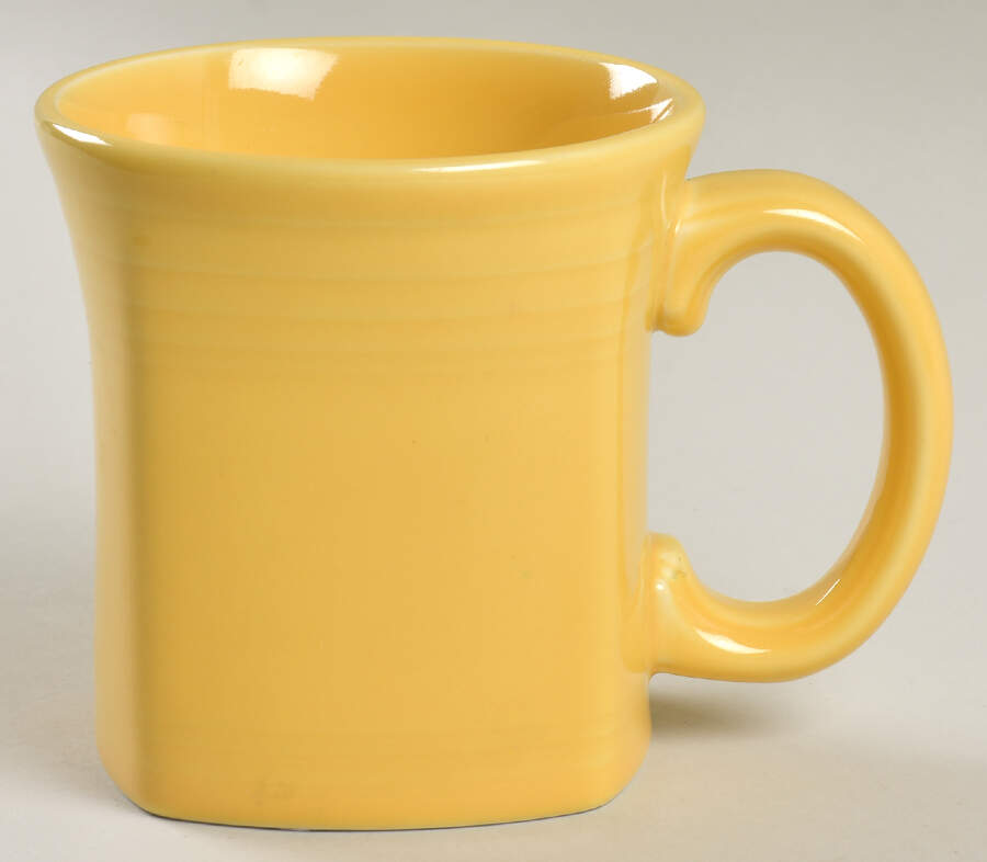 Fiesta Daffodil (Intro 2017) Square Mug by Homer Laughlin -1
