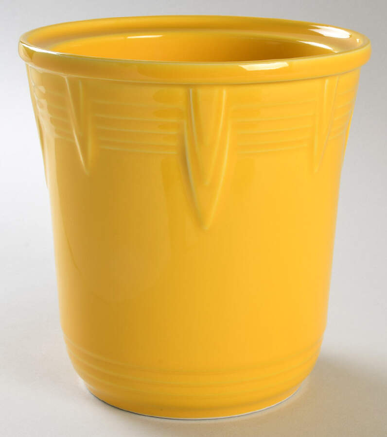 Fiesta Daffodil (Intro 2017) Dog Treats Canister No Lid by Homer Laughlin -1