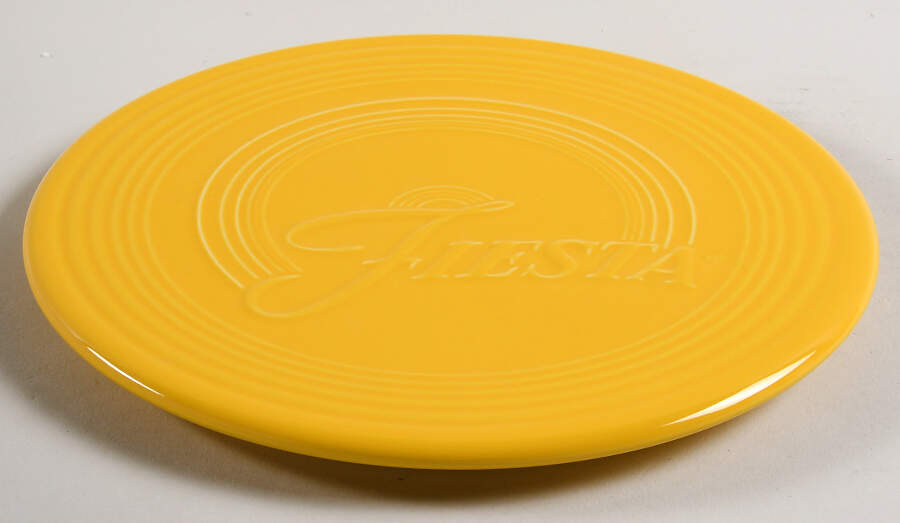 Fiesta Daffodil (Intro 2017) 8" Round Trivet by Homer Laughlin -1