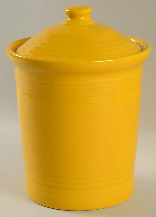 Fiesta Daffodil (Intro 2017) Medium Canister & Lid by Homer Laughlin -1