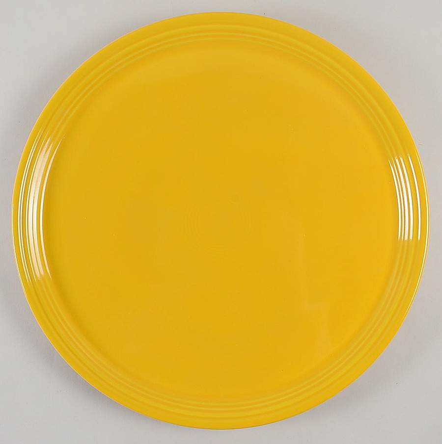Fiesta Daffodil (Intro 2017) 15" Pizza Tray by Homer Laughlin -1