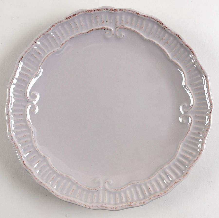 Capri Gray Salad Plate by Home Accents-1