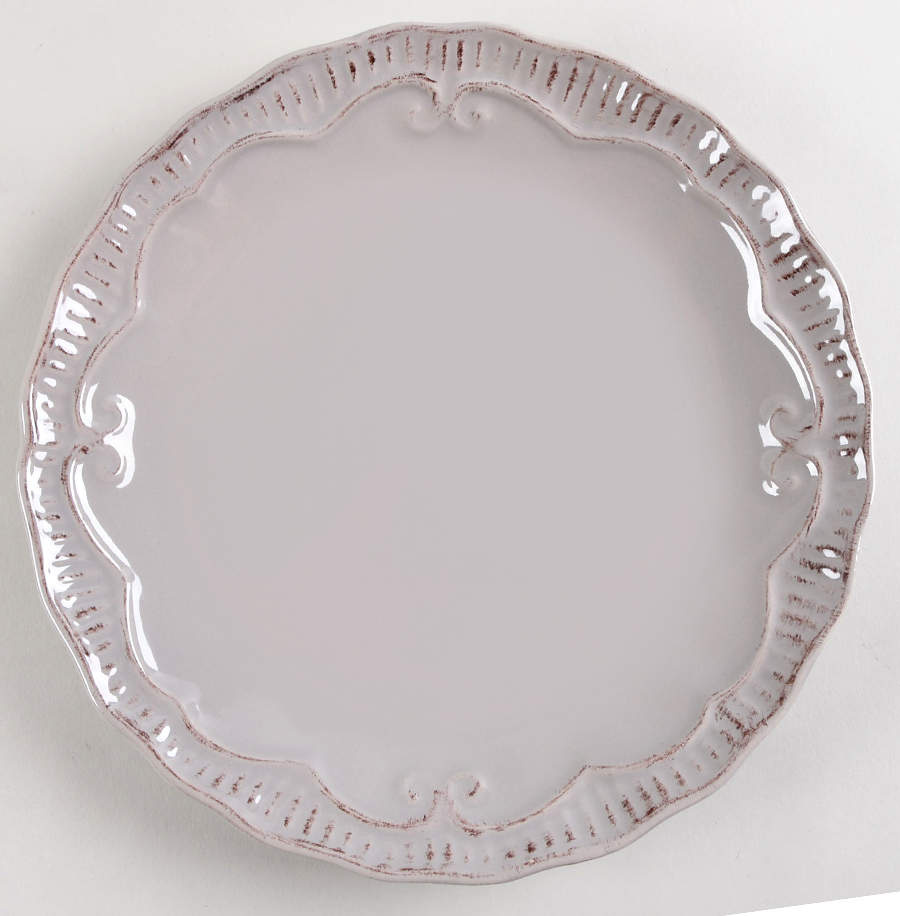 Capri Gray Dinner Plate by Home Accents-1