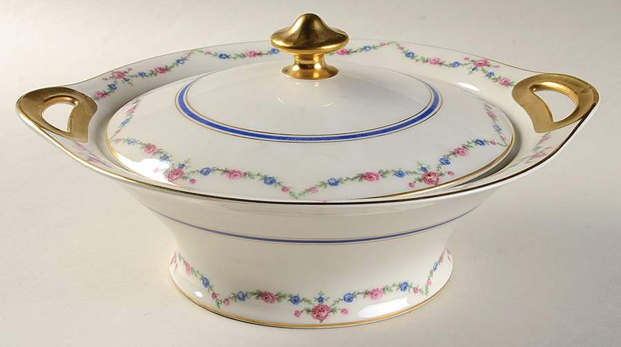 H4759 Round Covered Vegetable by Haviland-1