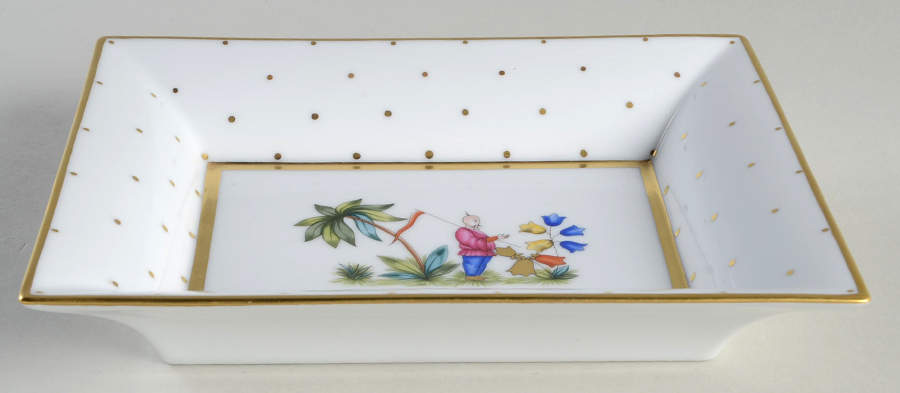 Asian Garden Jewelry Dish by Herend-1