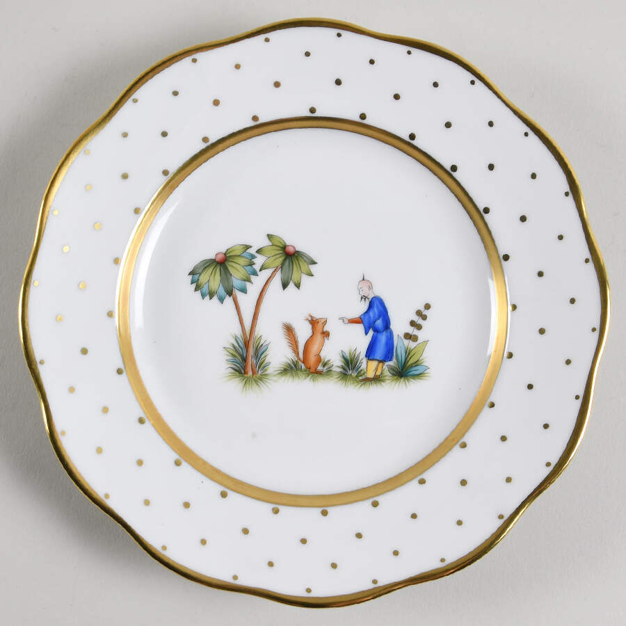 Asian Garden Salad Plate by Herend-1