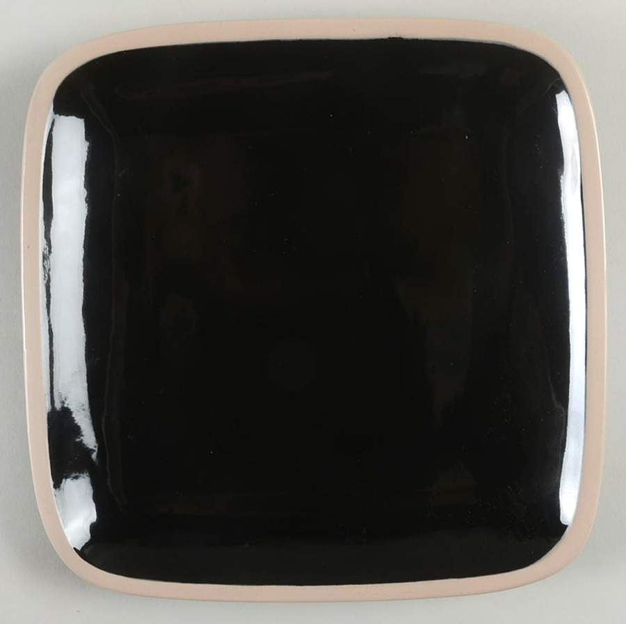 Pescara Black Salad Plate by Home Essentials-1