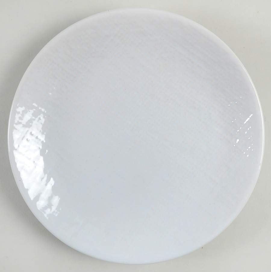 Burlap White Salad Plate by Home Essentials-1