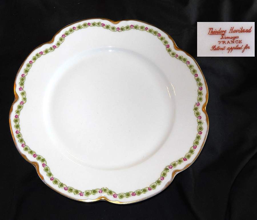 Schleiger 1086-1 Dinner Plate by Haviland-1