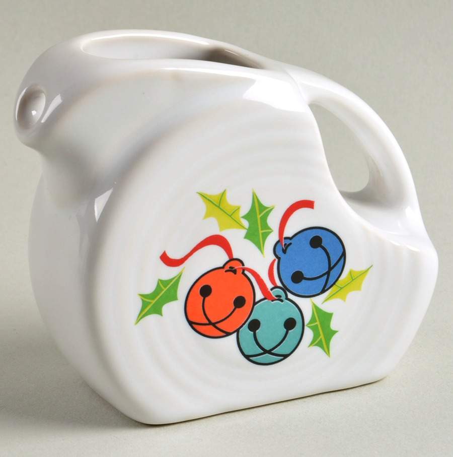 Fiesta Jolly Bells 4 Oz Pitcher by Homer Laughlin -1