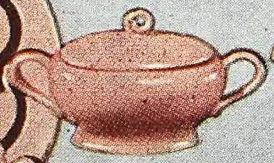 Bikini Valley Rose Sugar Bowl & Lid by Harmony House China-1