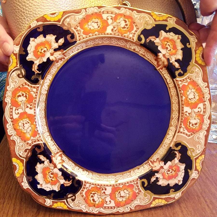 Davenport Square Salad Plate by Hollinshead & Kirkham-1