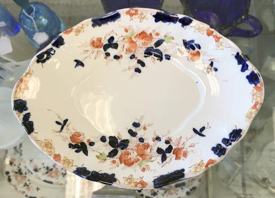 Millais Multicolor Underplate for Gravy Boat by Sampson Hancock & Sons-1