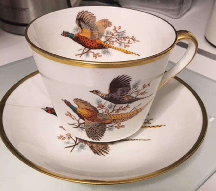5527 Flat Cup & Saucer Set by Hammersley-1