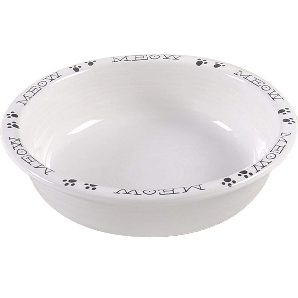 Fiesta Meow (Paw Prints) Cat Bowl by Fiesta Tableware Company-1