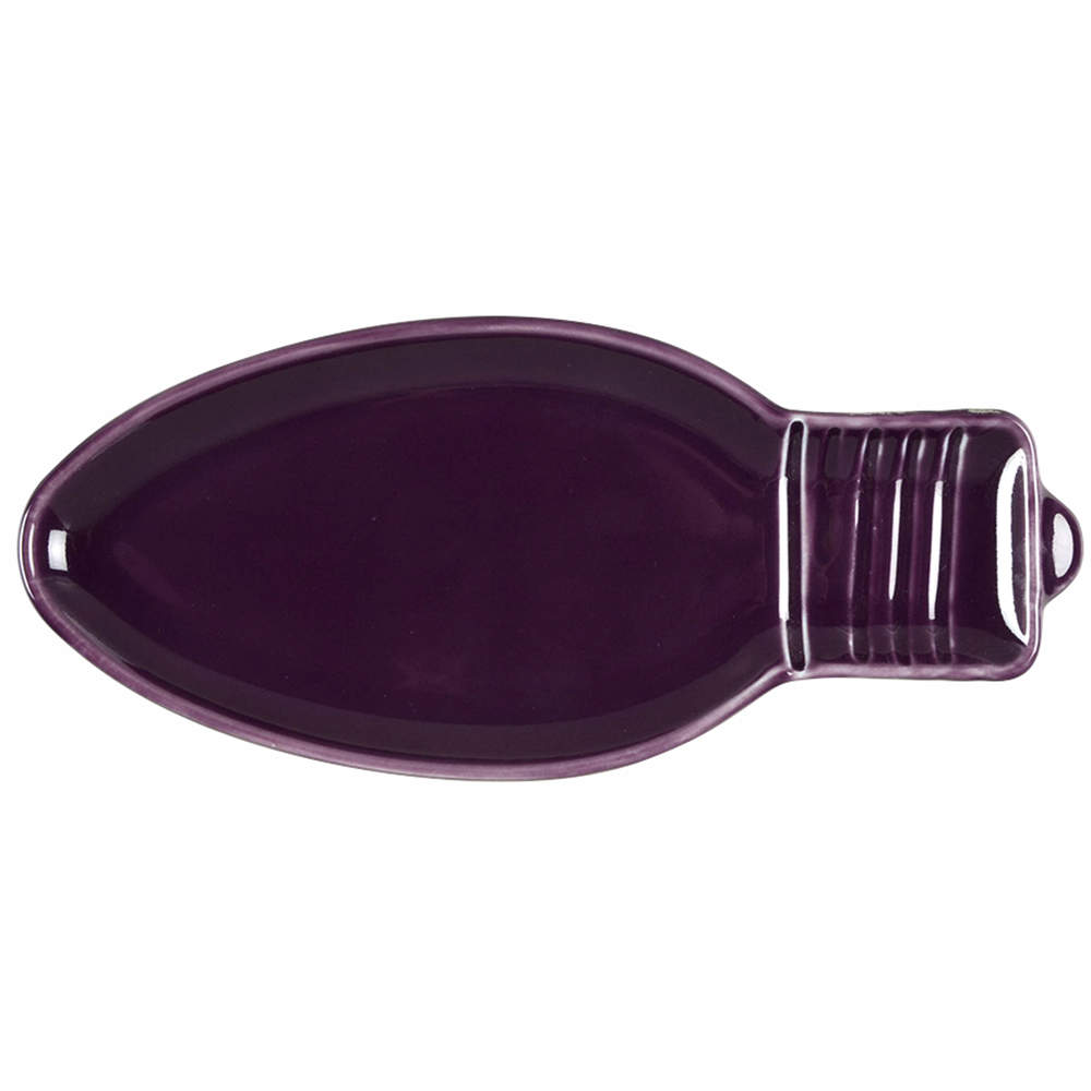 Fiesta Mulberry (Intro 2018) Light Bulb Shaped Appetizer Plate by Homer Laughlin -1
