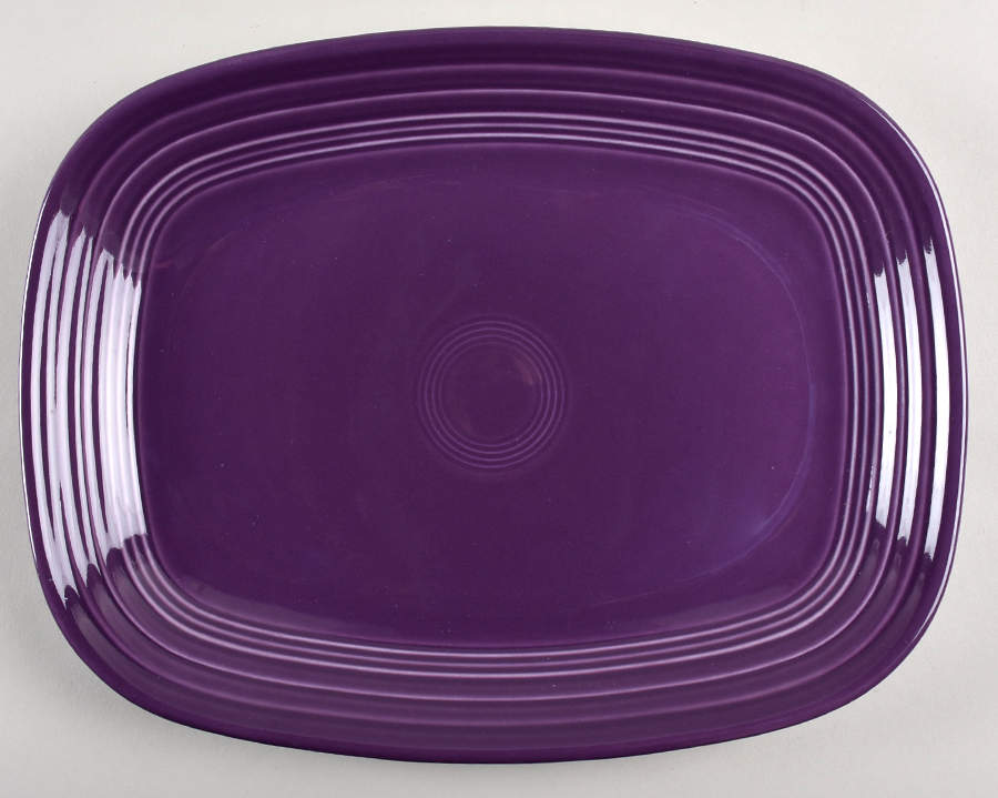 Fiesta Mulberry (Intro 2018) 11" Rectangular Serving Platter by Homer Laughlin -1