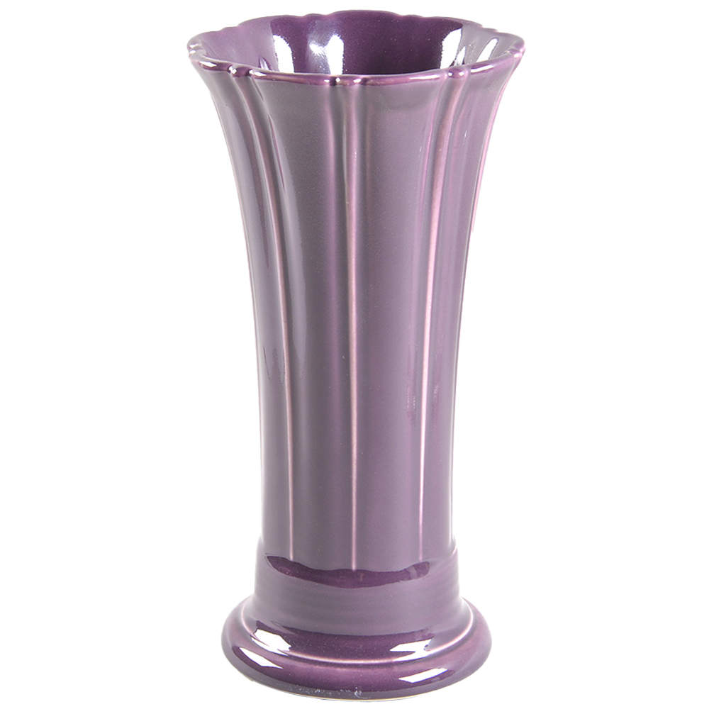 Fiesta Mulberry (Intro 2018) 9" Flared Vase by Homer Laughlin -1