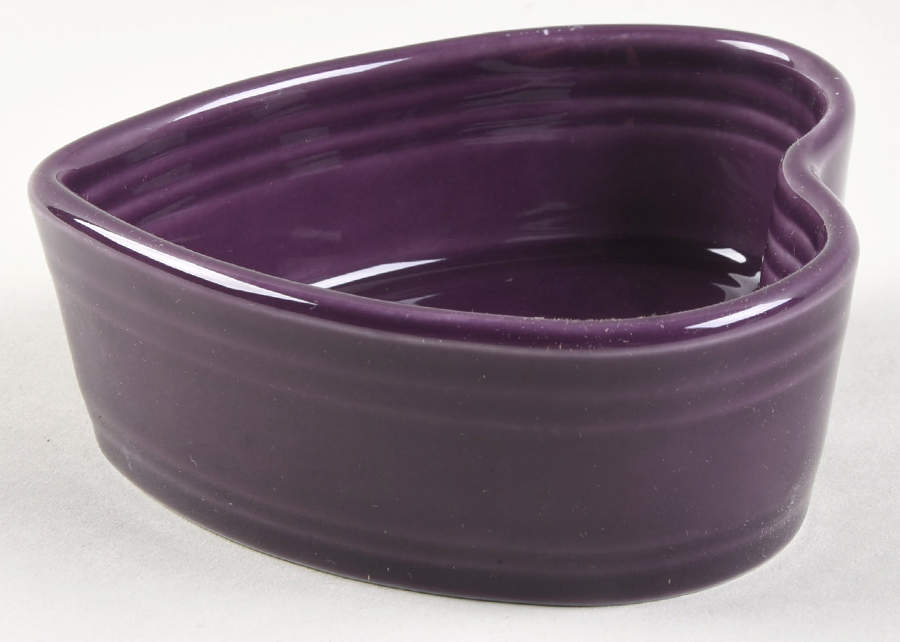 Fiesta Mulberry (Intro 2018) Heart Shape Ramekin by Homer Laughlin -1