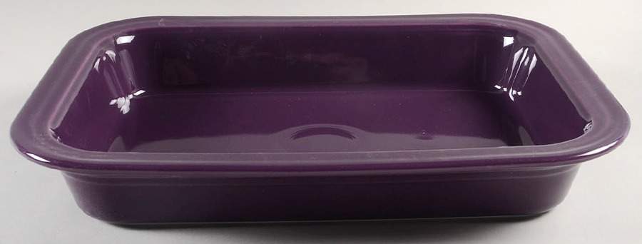 Fiesta Mulberry (Intro 2018) 14" Rectangular Baker by Homer Laughlin -1